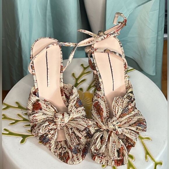 Loeffler Randall Camellia Heeled Sandals/ size 7 B - Picture 4 of 10